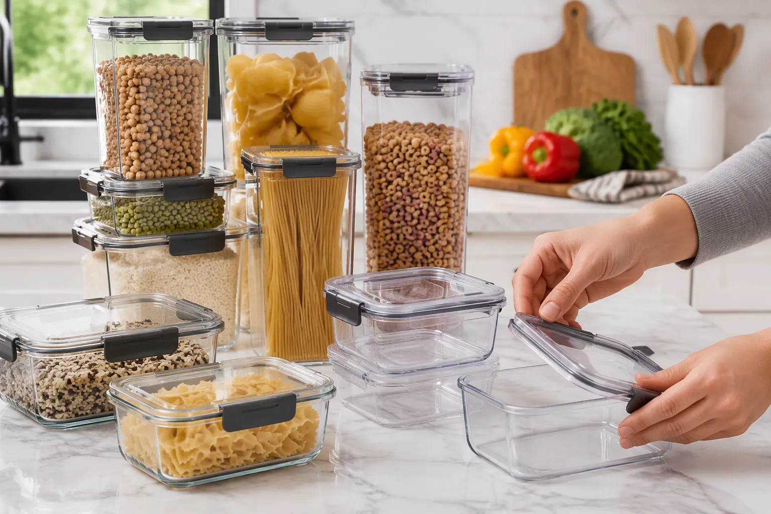 Guide to Rectangular Food Storage Containers: Sizes & Materials