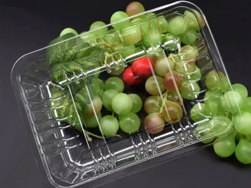 Customizable Clear Food-Grade PET Fruit Box with Lid