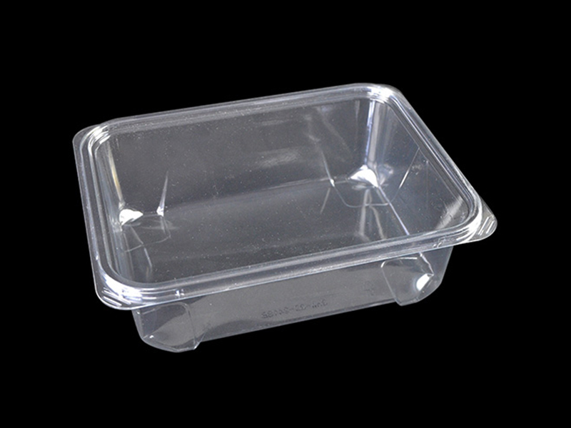 PET Disposable Clear Plastic Cookie Container Box with Lids