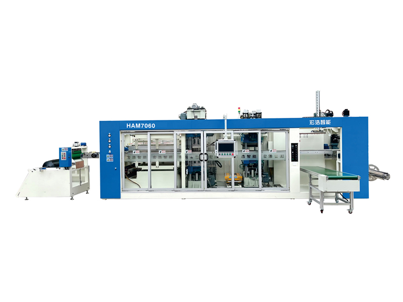 HAM7060 Auto air pressure and vacuum forming machine