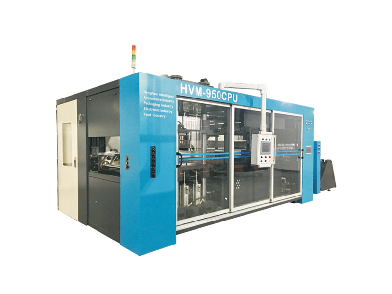 HVM-950CPU large air pressure and vacuum forming machine