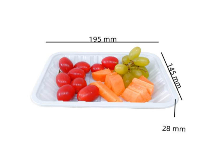 Compostable Eco Friendly CPLA Single Compartment Takeout Food Container