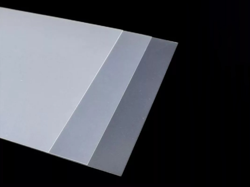 Transparent PP Sheets with Diagonal Design Smooth Surface