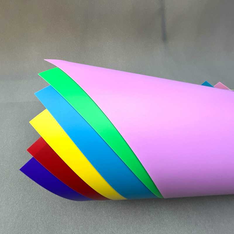 Customized Colore 0.8mm PP Sheets for Notebook Inserts File