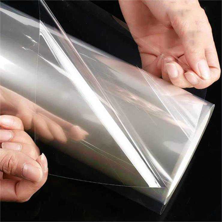 HSQY 0.45mm Anti-Static Clear PET Sheet For Electronics Components Tray And PCB Packaging