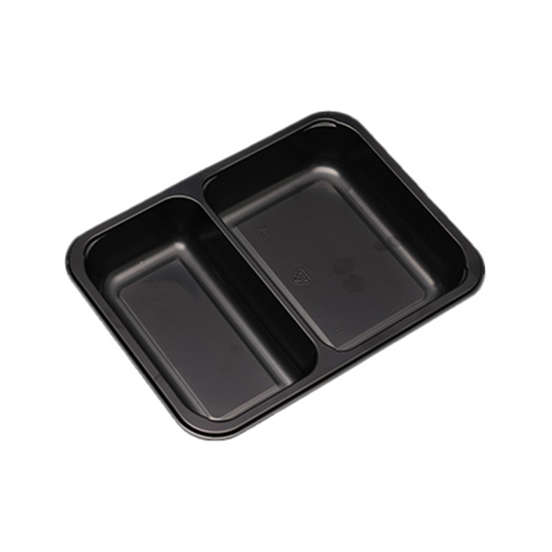 Quality Assurance CPET 2 Compartment CPET Food Containers Food Packaging Microwave Oven Safe