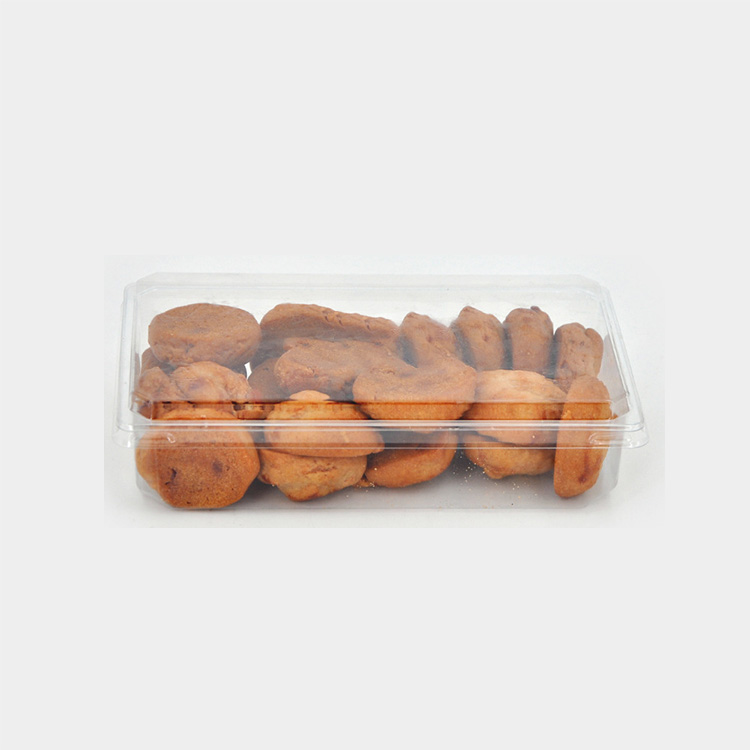 Clear Round PET Cake Packaging Box Plastic Blister Container for Dessert and Bakery Products