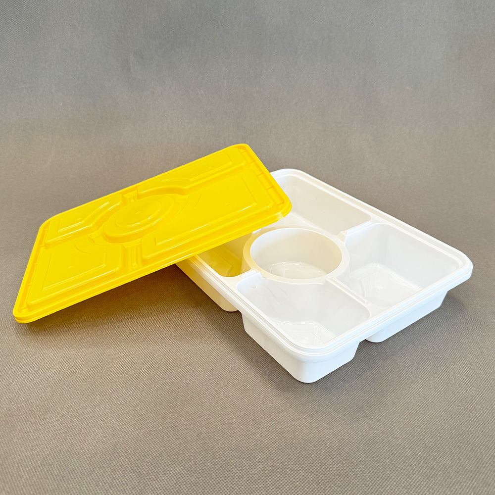 Microwaveable PP Meal Prep Lunch Box with Lid for Food Packaging
