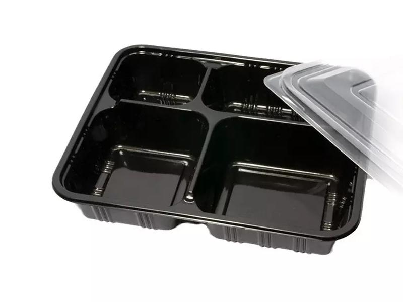 500 ML Disposable Lunch Box Rectangular PP Takeaway Fast Food Box