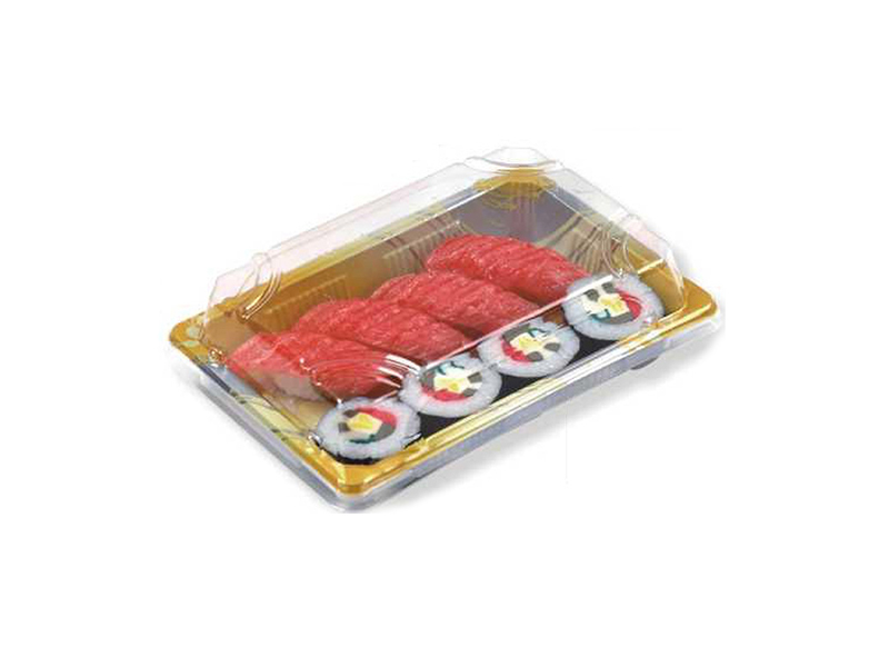 Japanese Disposable Sushi Tray Clear Plastic Takeaway Food Packaging