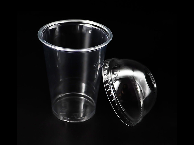 Clear PET Milk Tea Cup Disposable Plastic Cold Drink Cup