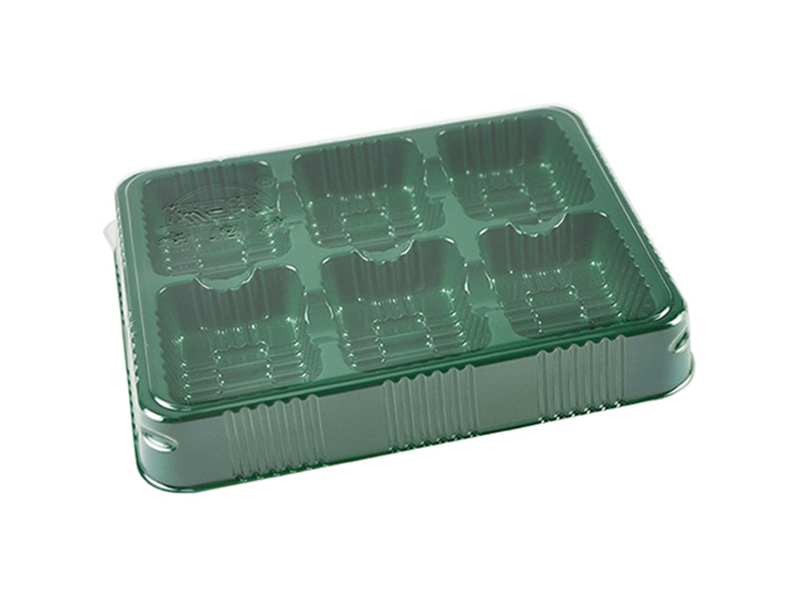 Clear Disposable Round PET Cake Plastic Blister Box Dessert Packaging