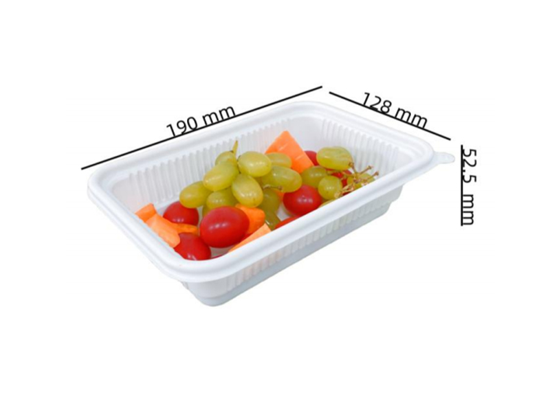 Compostable Eco Friendly CPLA Single Compartment Takeout Food Container