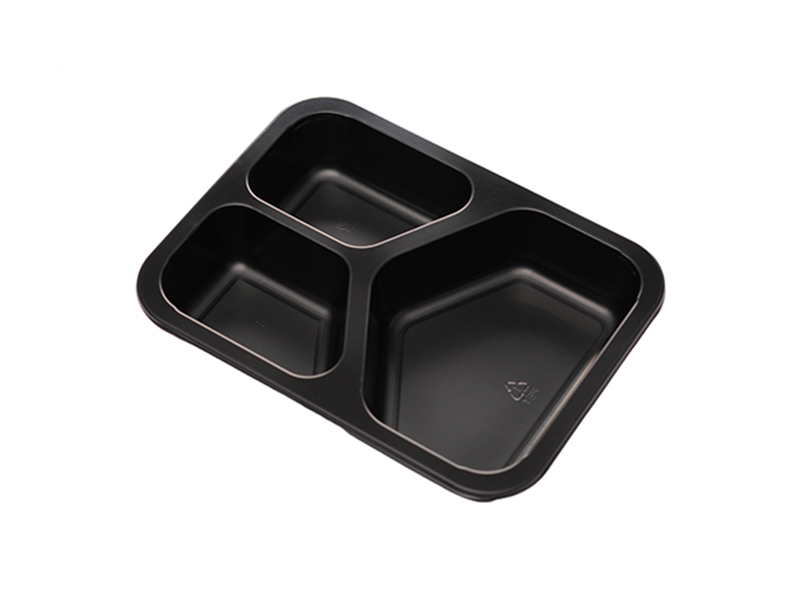 Wholesale Single Compartment Rectangular Airline Use CPET Food tray