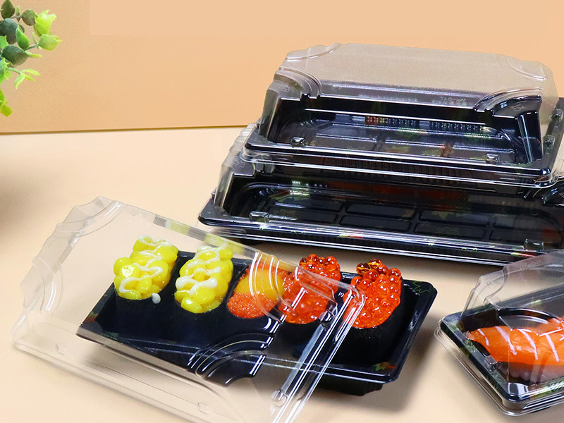 Food Grade Plastic Sushi Box Disposable Takeaway Container for Sushi