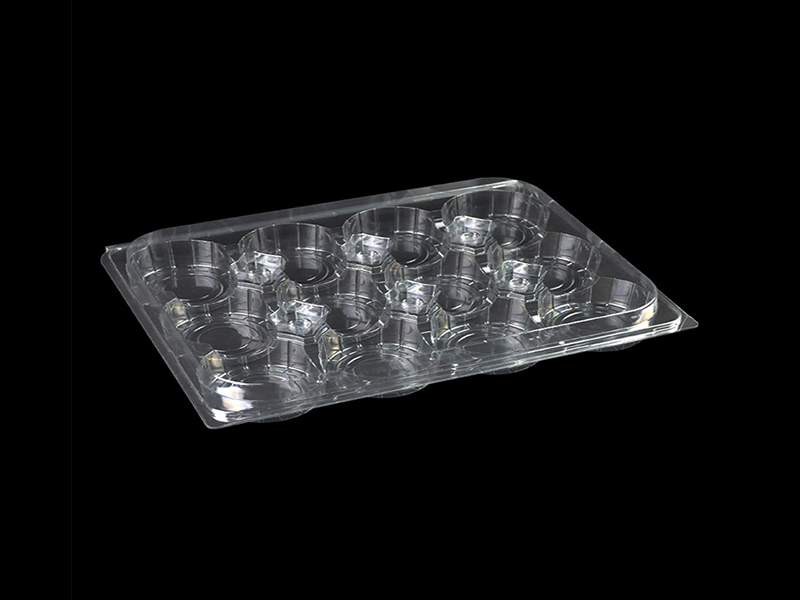 PET Disposable Clear Plastic Cookie Container Box with Lids