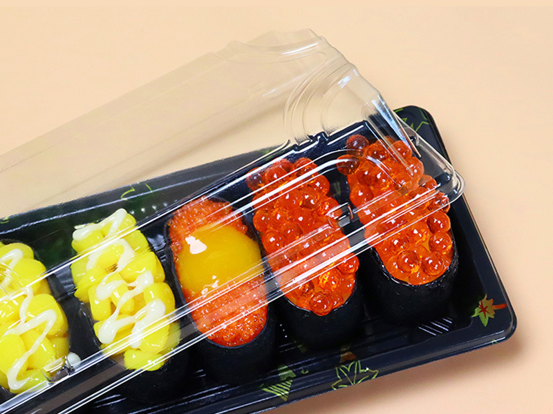 Food Grade Plastic Sushi Box Disposable Takeaway Container for Sushi