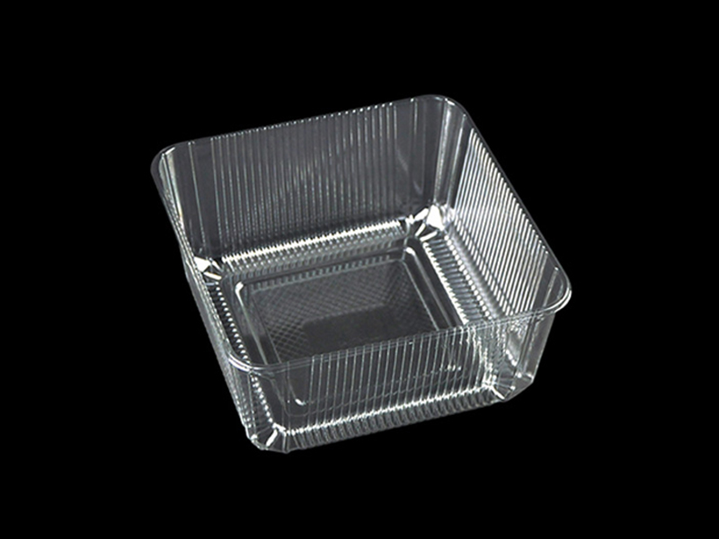 PET Disposable Clear Plastic Cookie Container Box with Lids