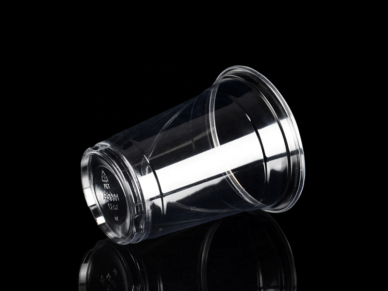 Clear PET Plastic Milk Tea Cup Disposable Cold Drink Packaging