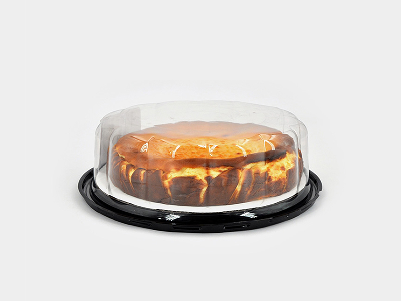 Clear PET Plastic Clamshell Slice Cake Pastry Bakery Container