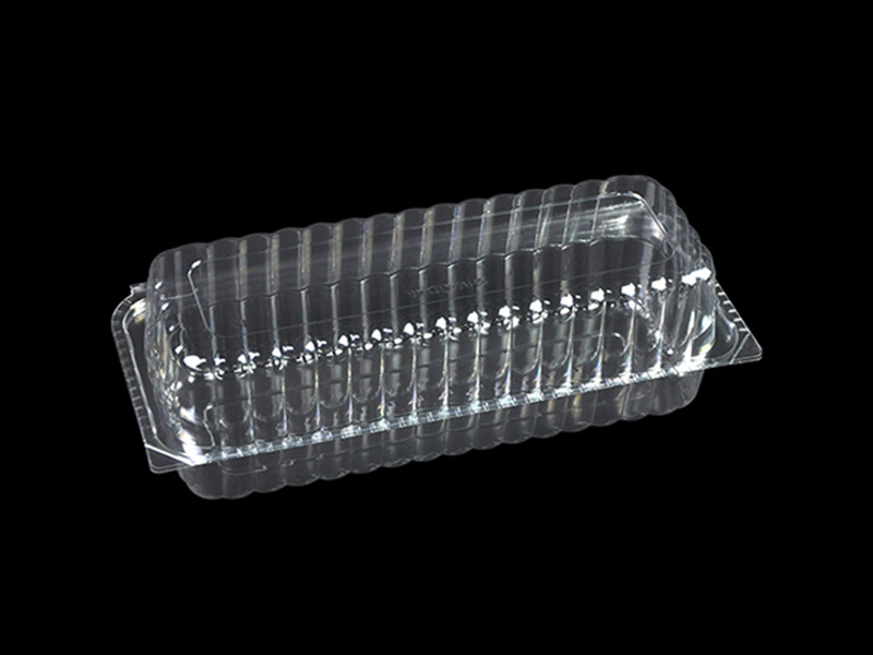 PET Disposable Clear Plastic Cookie Container Box with Lids