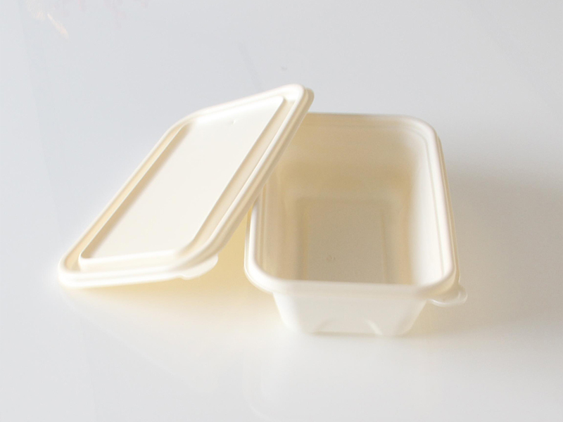 Eco-Friendly Disposable Corn Starch Bento Compartment Lunch Box