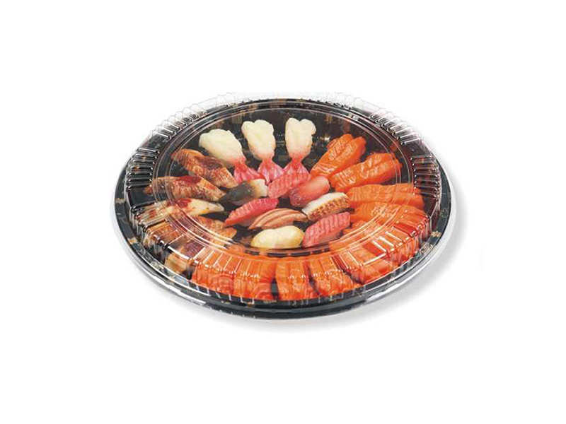 Japanese Disposable Sushi Tray Clear Plastic Takeaway Food Packaging