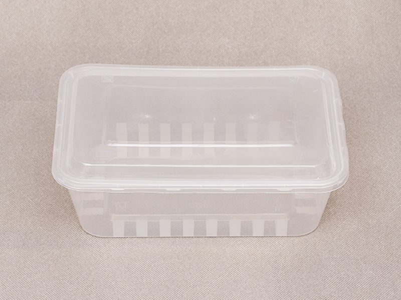 Disposable Plastic 16-58OZ PP Box Microwave Safe Rectangle Food Container with Leak-Proof Lid for Meal Prep
