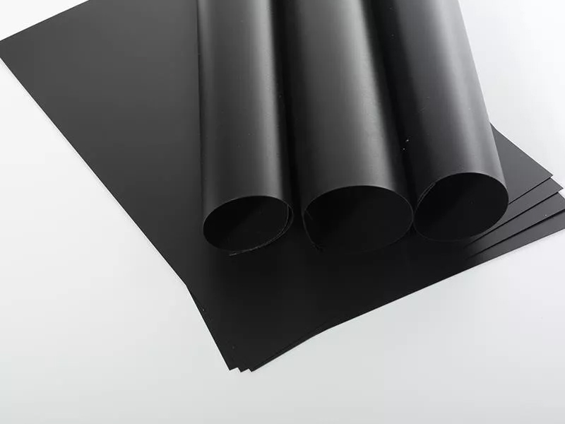 0.5mm Plastic Pvc Roll High Quality Rigid Black Glossy Pvc Sheet Roll For Screen Printing
