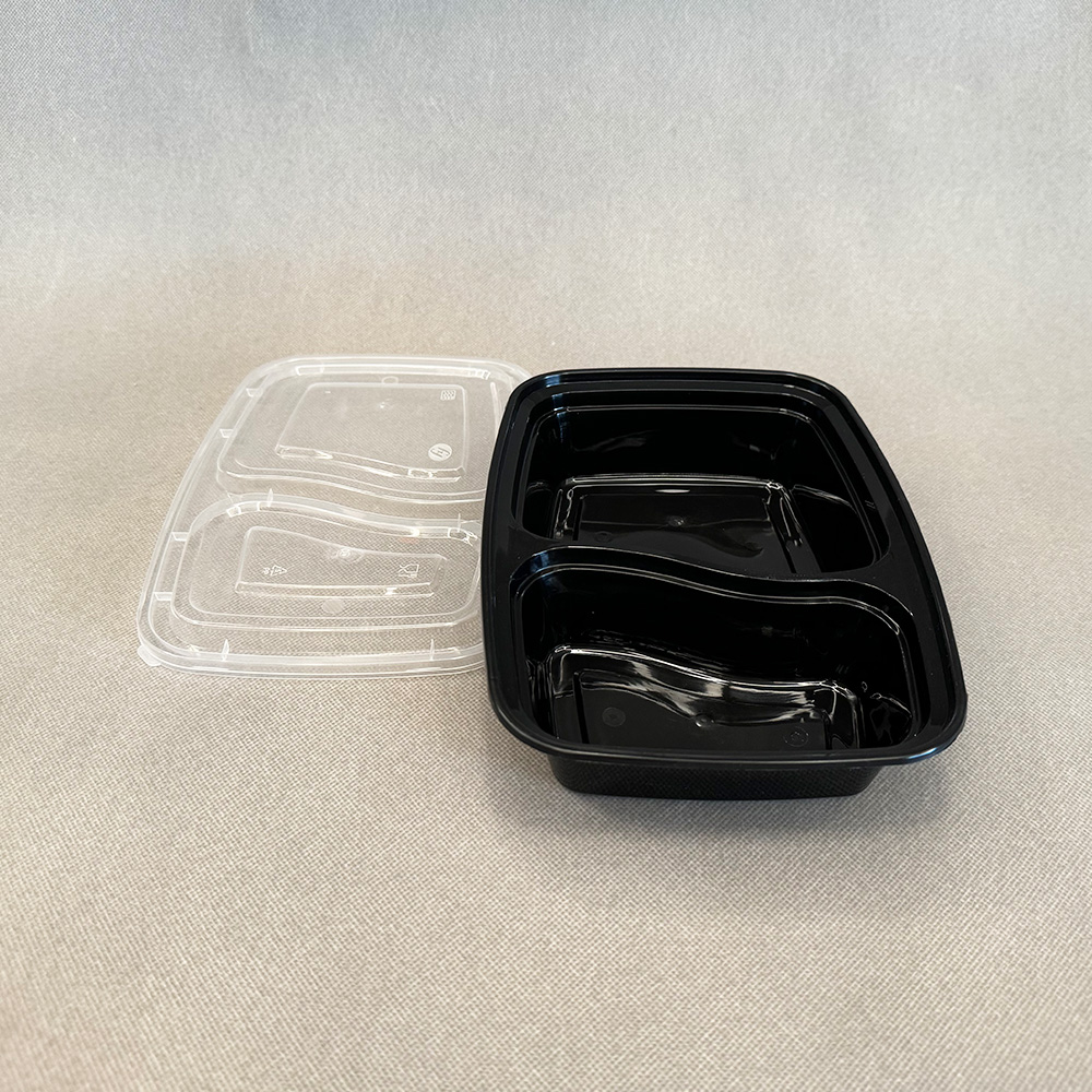 500 ML Disposable Lunch Box Rectangular PP Takeaway Fast Food Box