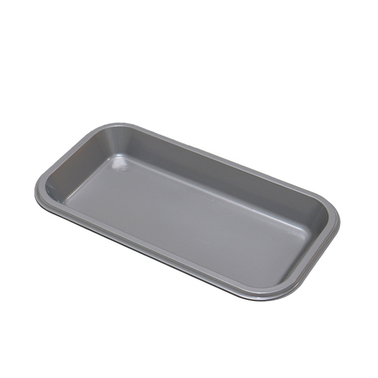 Wholesale Vacuum Thermoformed Black PP Food Tray For Meat Packing Container